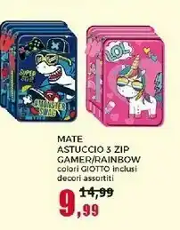 Happy Casa Mate Astuccio 3 Zip Gamer offerta