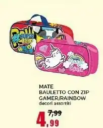 Happy Casa Mate Bauletto Con Zip Gamer offerta