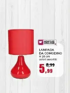 Happy Casa Anche Online Lampada Da Comodino offerta