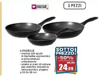 3 Padelle