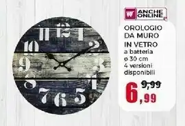 Happy Casa Orologio Da Muro In Vetro A Batteria offerta