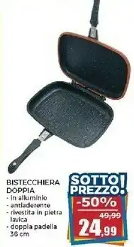 Happy Casa Bistecchiera Doppia In Allumini offerta