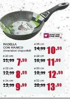 Happy Casa Padella Con Manico offerta