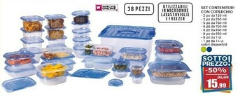 Happy Casa Set Contenitori Con Coperchio offerta