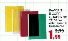 Favorit 5 Copri Quaderno