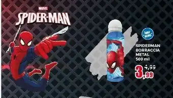 Happy Casa Spiderman Borraccia Metal