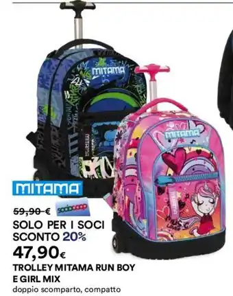 Coop TROLLEY MITAMA RUN BOY E GIRL MIX offerta