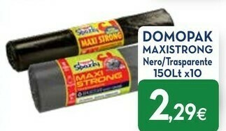 Proshop Domopak Sacchetto spazzatura offerta