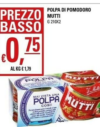 Basko Mutti Polpa Di Pomodoro offerta