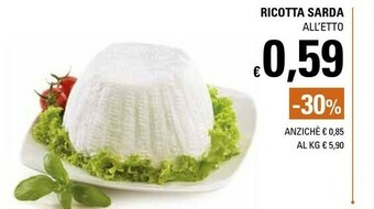 Basko Ricotta Sarda offerta