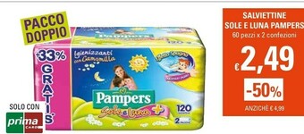Basko Pampers Salviettine Sole E Luna offerta