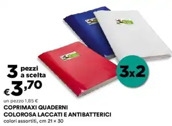 Coop COPRIMAXI QUADERNI COLOROSA LACCATI E ANTIBATTERICI offerta