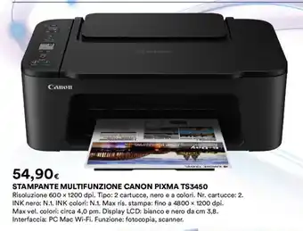STAMPANTE MULTIFUNZIONE CANON PIXMA TS3450