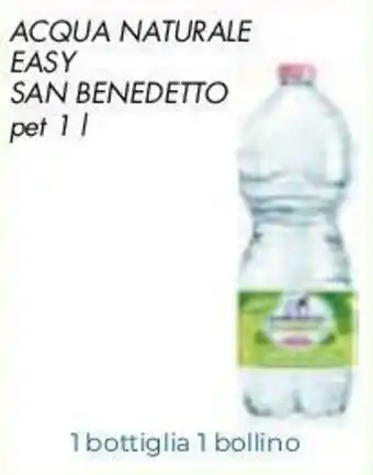 Conad San Benedetto Acqua Naturale Easy 1l offerta