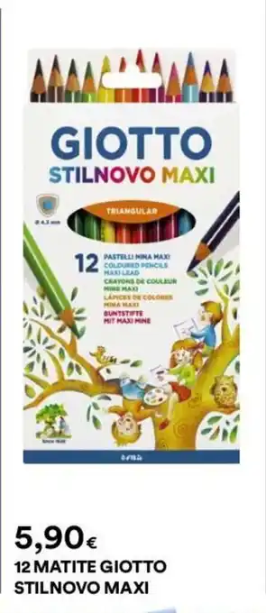 Coop 12 MATITE GIOTTO STILNOVO MAXI offerta