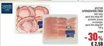 Conad Sapori & Dintorni Affettati offerta
