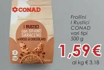 Conad Conad - Frollini Con Latte Scremato 500 G(ml) offerta