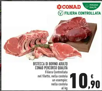 Conad Conad Percorso Qualita Bistecca Di Bovino offerta