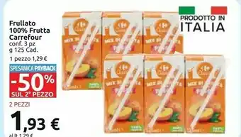 Carrefour Market Carrefour Frullato 100% Frutta offerta