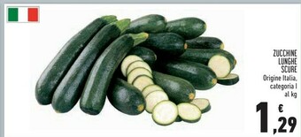 Conad Zucchine Lunghe Scure offerta