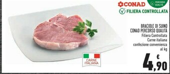 Conad Conad Braciole Di Suino Percorso Qualita offerta