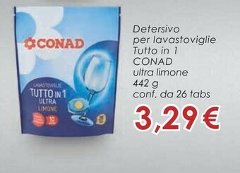 Conad Conad Detersivo Per Lavastoviglie Tutto In 1 offerta