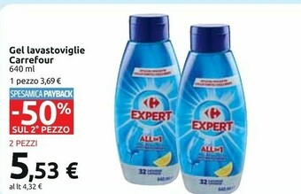 Carrefour Market Carrefour Gel Lavastoviglie offerta
