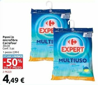 Carrefour Market Carrefour Panni In Microfibra offerta