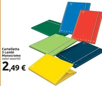 Carrefour Cartelletta 3 Lembi Monocromo offerta