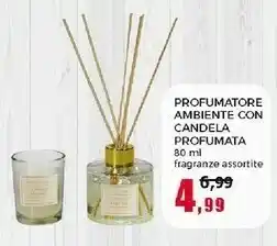 Happy Casa Profumatore Ambiente Con Candela Profumata offerta