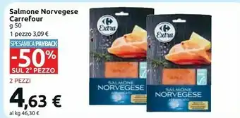 Carrefour Market Salmone Norvegese offerta