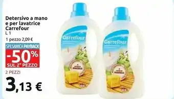 Carrefour Market Carrefour Detersivo A Mano E Per Lavatrice offerta