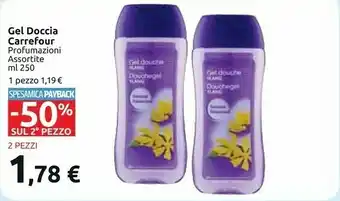 Carrefour Carrefour Gel Doccia Profumazioni offerta