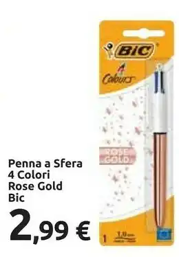 Carrefour Bic Penna A Sfera 4 Colori Pro offerta