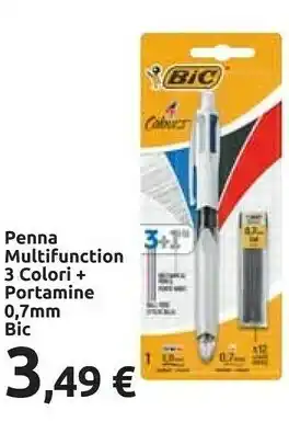 Carrefour Bic Penna Multifunction 3 Colori offerta