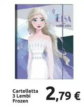 Carrefour Cartelletta 3 Lembi Frozen offerta