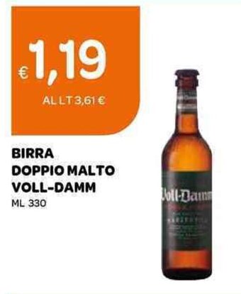 Ekom BIRRA DOPPIO MALTO VOLL-DAMM ML 330 offerta
