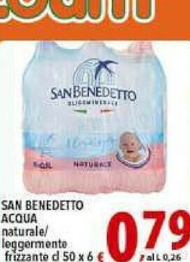 Gros San Benedetto Acqua offerta