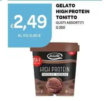 Ekom GELATO HIGH PROTEIN TONITTO 250 g offerta