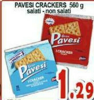 Gros Pavesi Crackers offerta