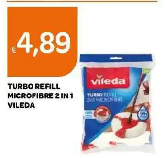 Ekom TURBO REFILL MICROFIBRE 2IN1 VILEDA offerta