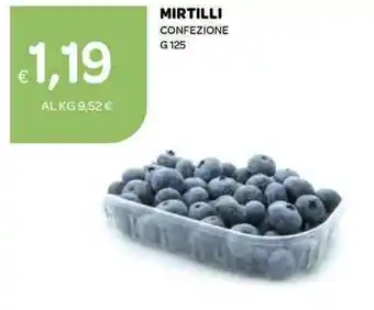 Ekom MIRTILLI CONFEZIONE 125 g offerta