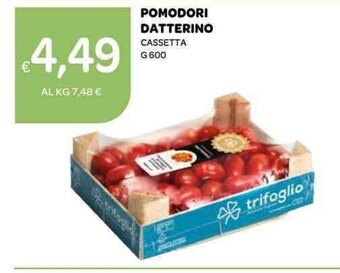 Ekom POMODORI DATTERINO CASSETTA 600 g offerta