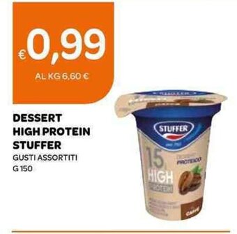 Ekom DESSERT HIGH PROTEIN STUFFER GUSTI ASSORTITI G 150 offerta