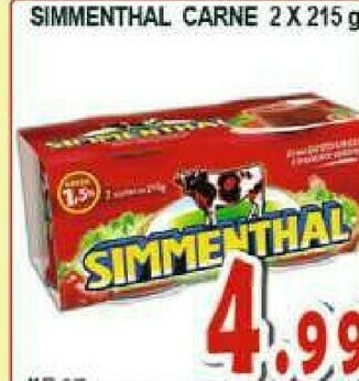 Gros Simmenthal Carne in scatola offerta
