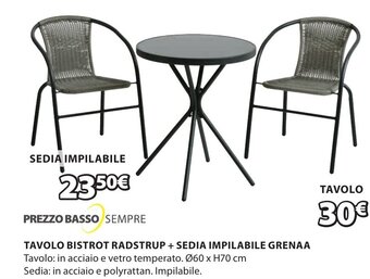 SEDIA IMPILABILE GRENAA