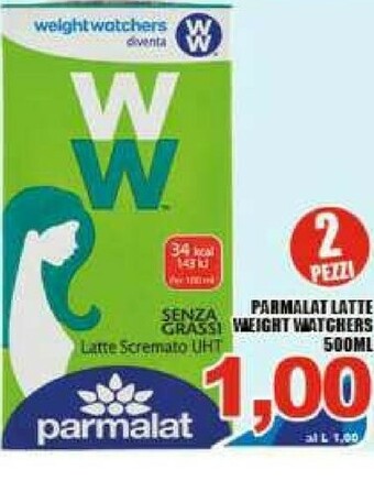 Gros Parmalat Latte parzialmente scremato offerta