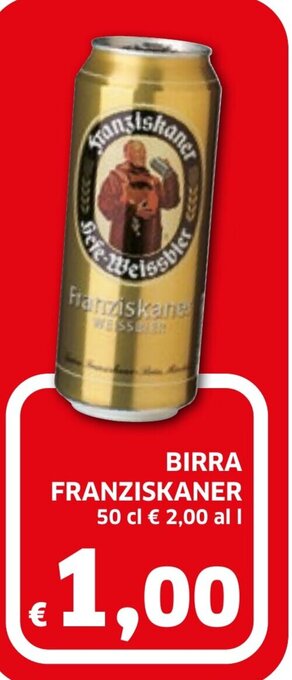 Ecu Discount BIRRA FRANZISKANER 50 cl offerta