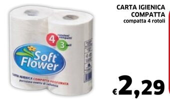 CARTA IGIENICA COMPATTA 4 rotoli
