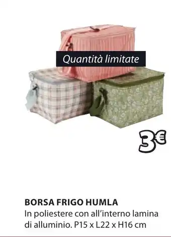 JYSK BORSA FRIGO HUMLA P15 x L22 x H16 cm offerta